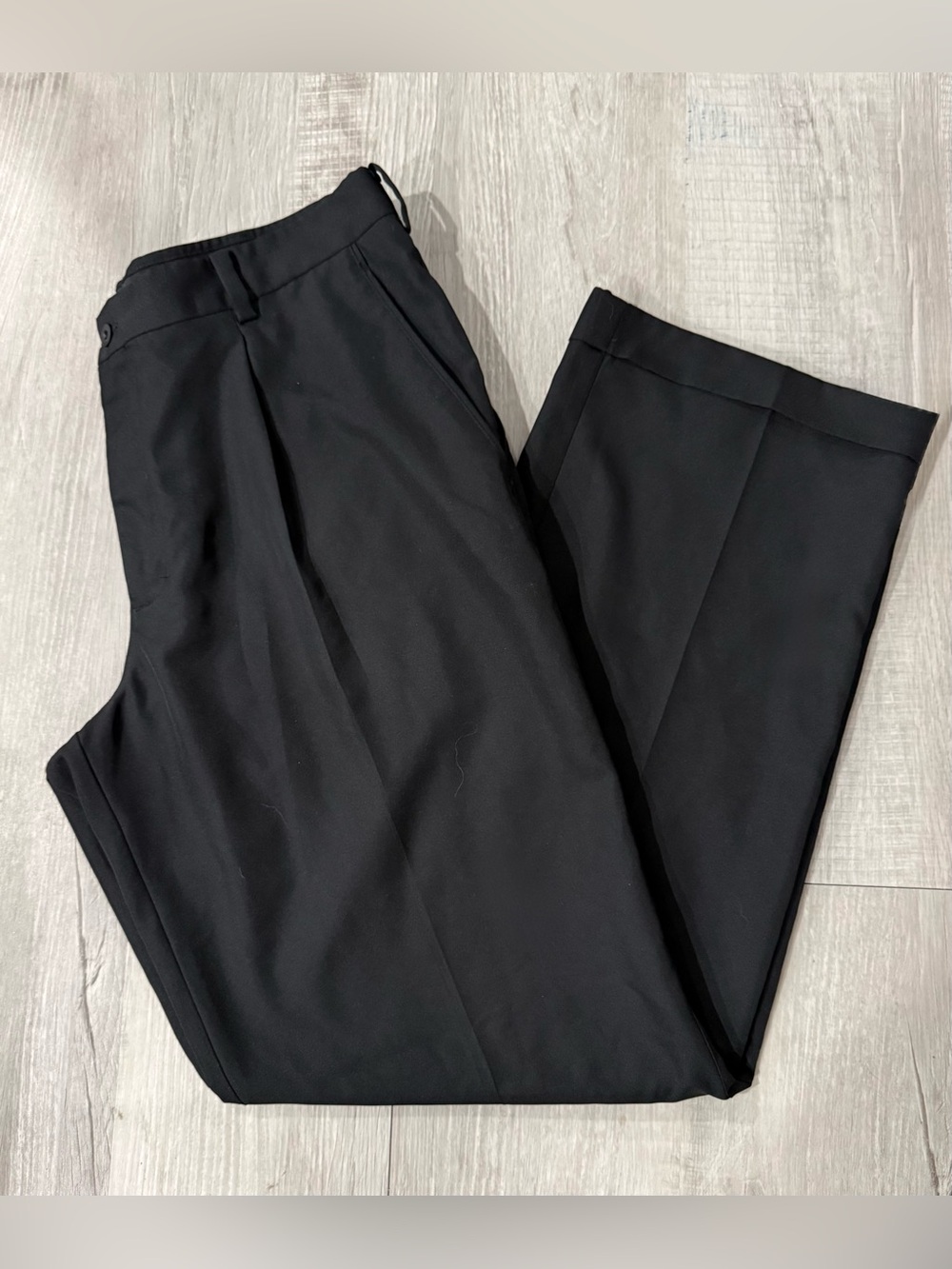 Nike Golf Men's Black Dress Pants - Tailored Pleat Trousers 36 x 34